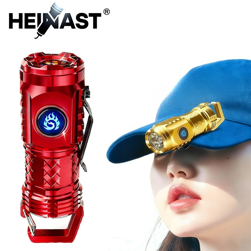 Outdoor Lighting Battery Powered - High Strong Power LED Flashlight Built-in
