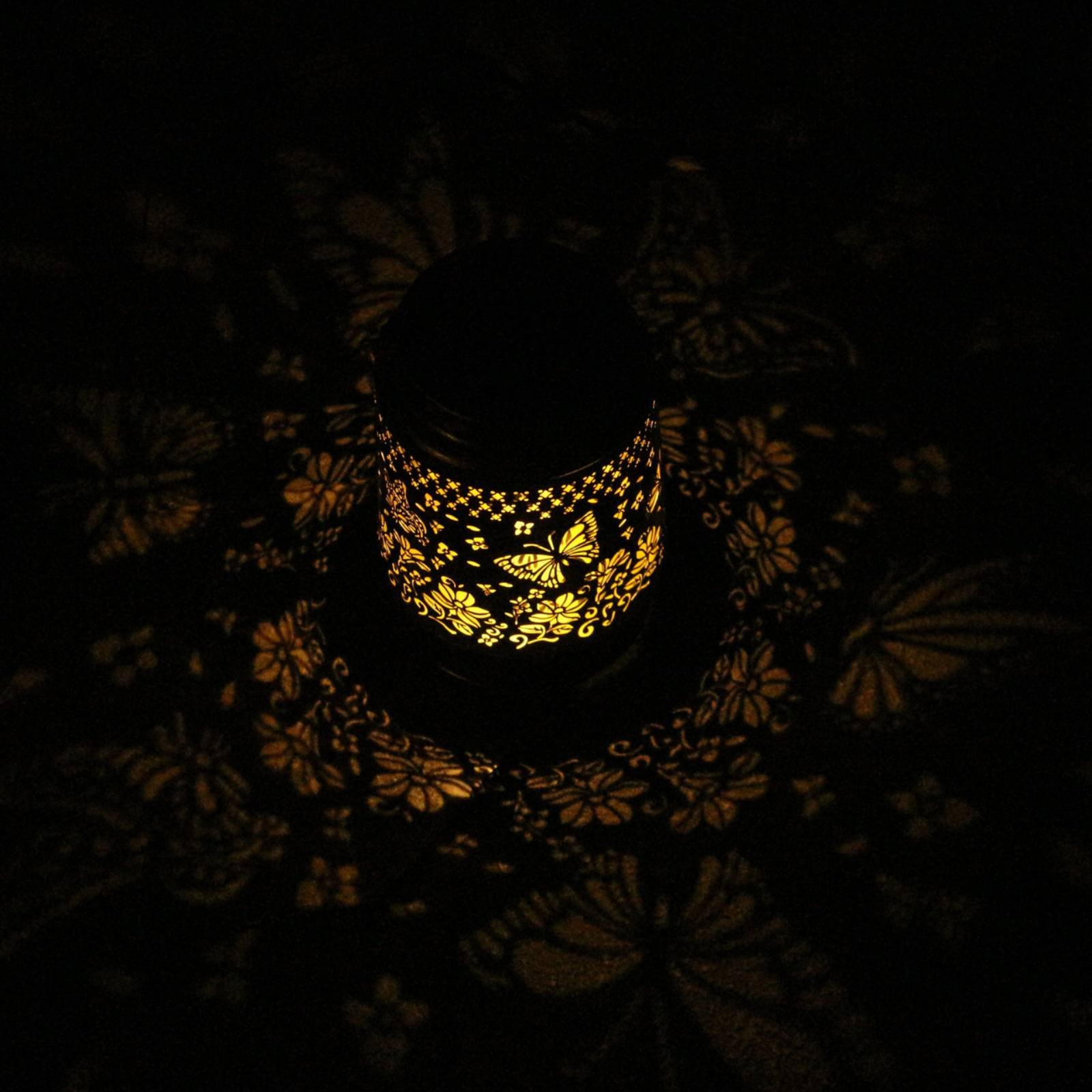 Outdoor Lighting Install - Hummingbird Lantern Waterproof Butterfly Garden Lantern