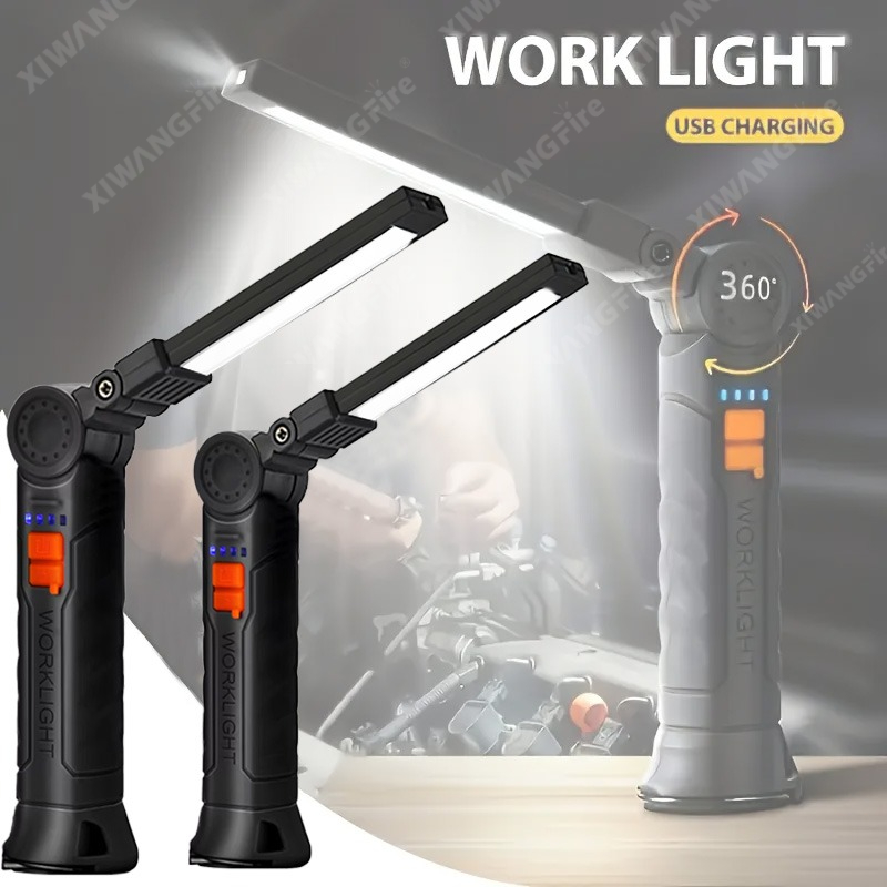 Outdoor Lighting Guide - Rechargeable LED Flashlight Work Light with