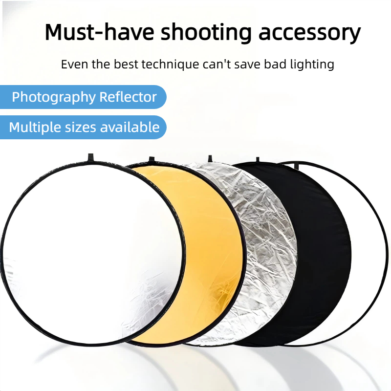 Outdoor Lighting In Photography - 2-in-1 Dual Sided Gold Silver Reflector