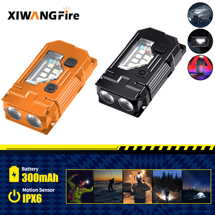 Outdoor Lighting Guide - Mini Keychain EDC Flashlight - Rechargeable