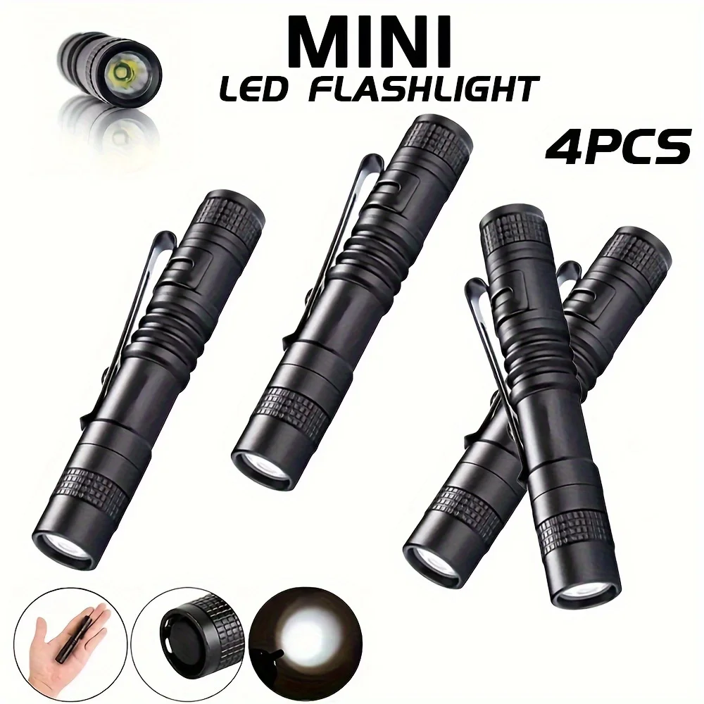 Outdoor Lighting Guide - 1-4PCS Mini Portable LED Pen Light
