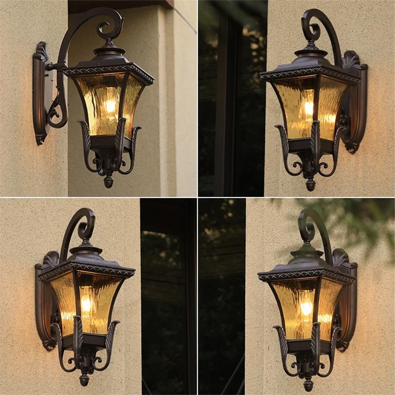 Outdoor Lighting Up And Down - Villa Community European-style Outdoor Wall Light