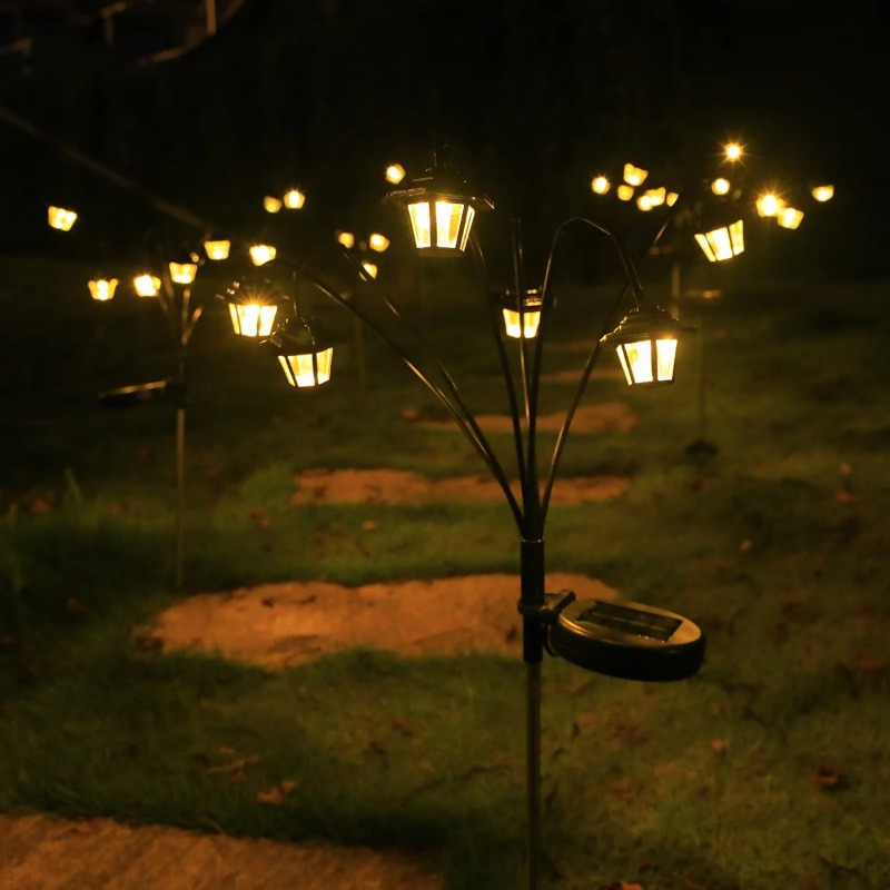 Outdoor Lighting Vintage - New Light Sensor Solar Mini Palace