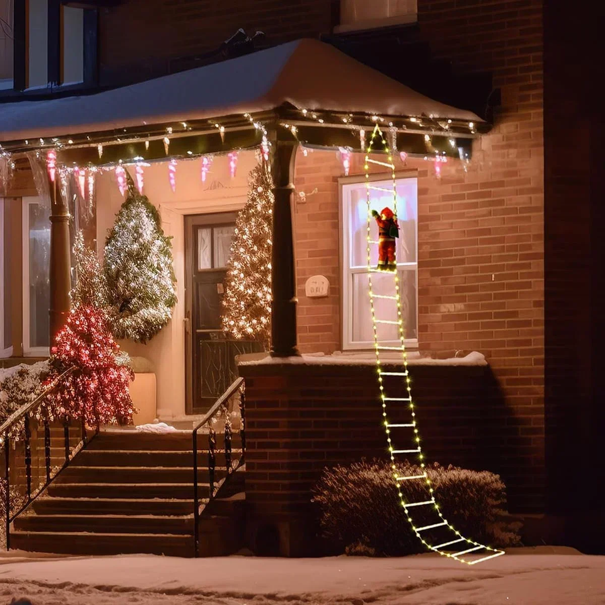 LED Ladder Light for Santa Cla - đánh giá và giá Outdoor Lighting Xmas