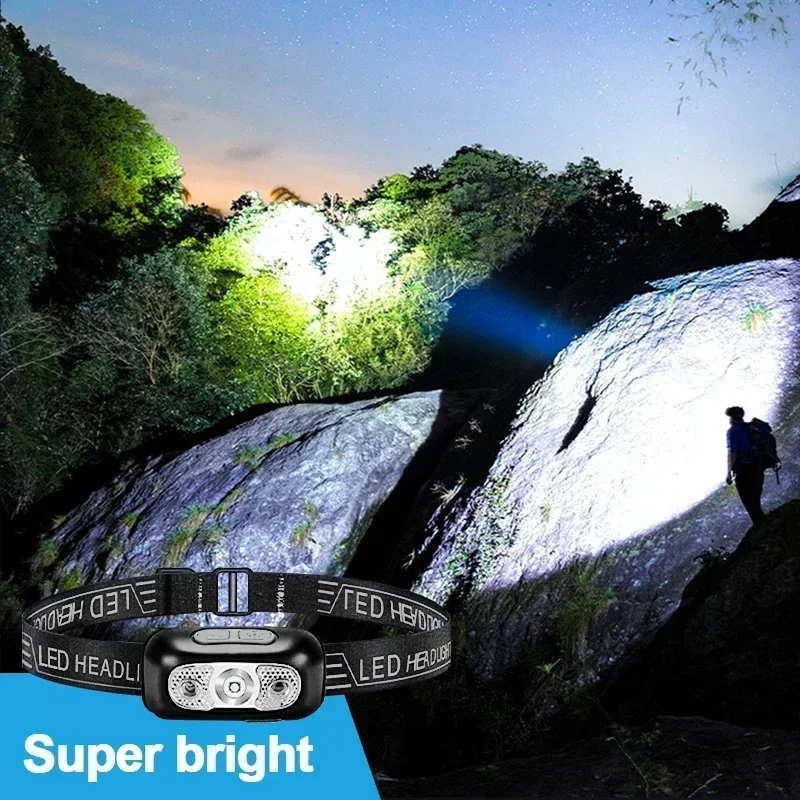 Strong Light Headlamp Portable - đánh giá và giá Motion Sensor Outdoor