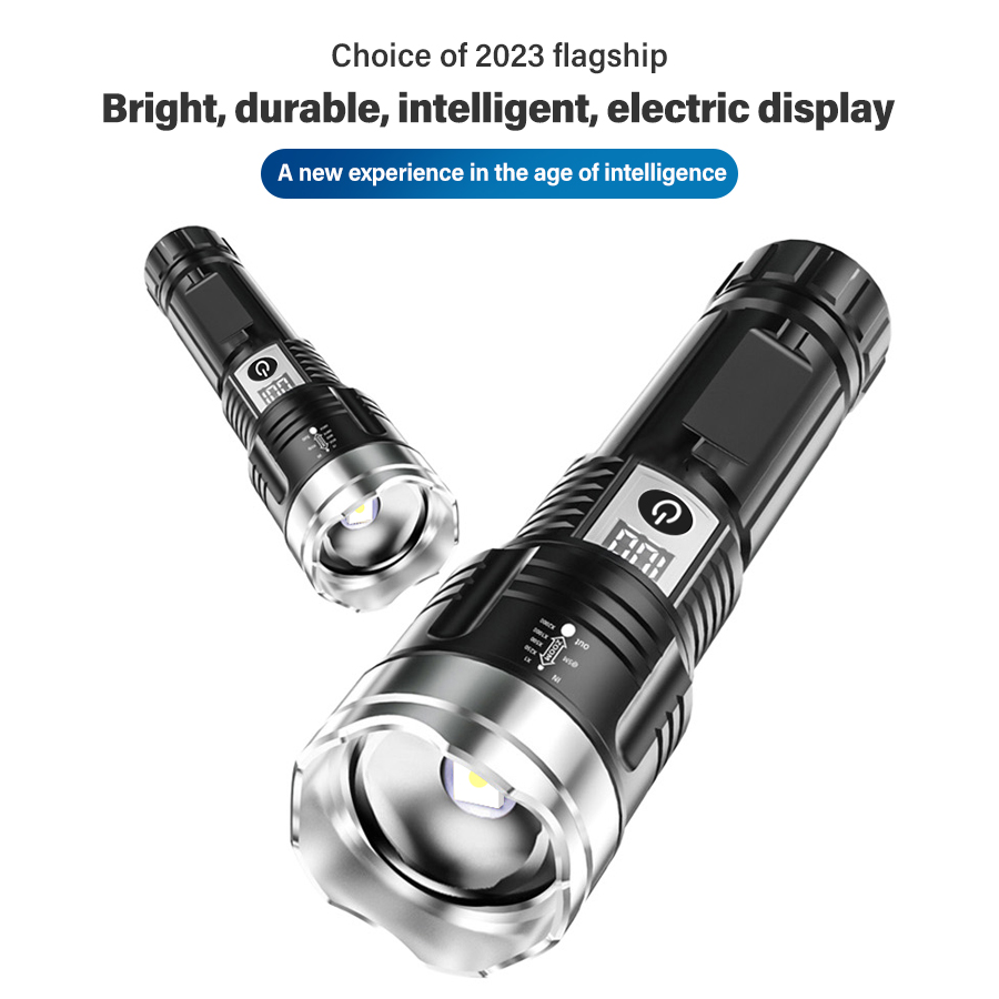 High Power 200000LM LED Flashl - đánh giá và giá Outdoor Lighting Battery Powered