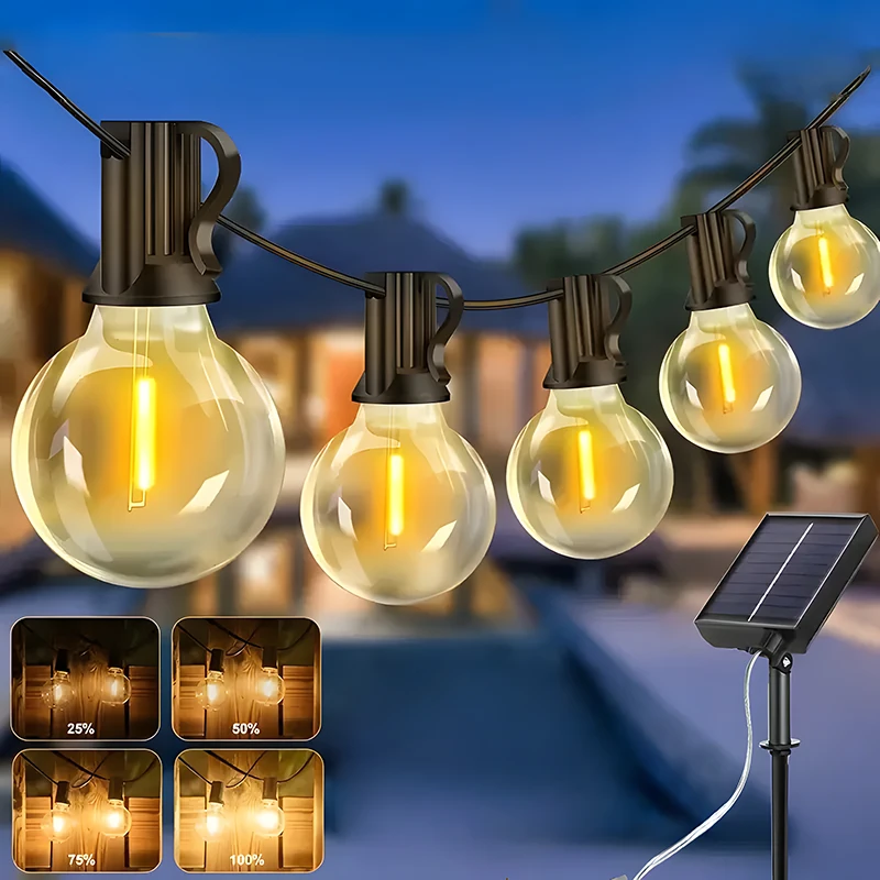 G40 Led Solar Globe Led String - đánh giá và giá String Light Bistro