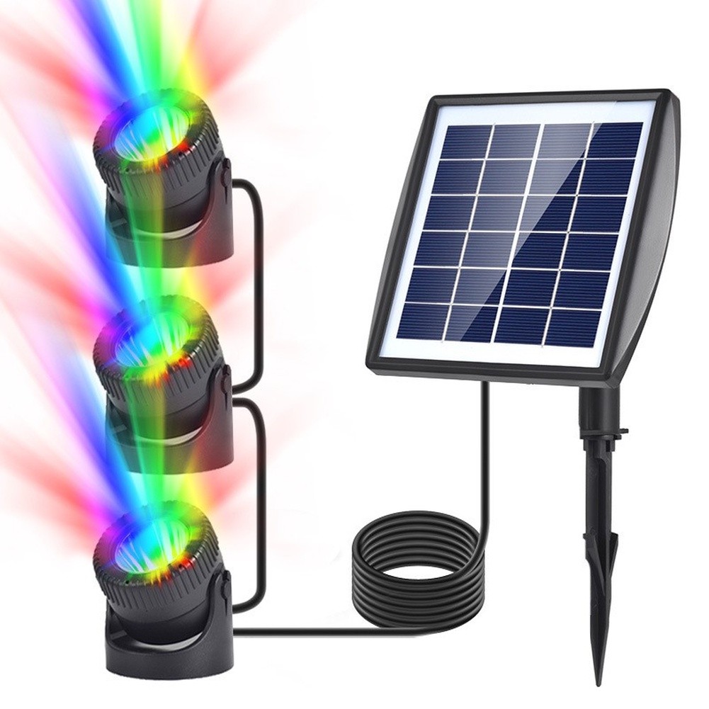 IP68 Submersible RGB Solar Lig - đánh giá và giá Pond Light Submersible