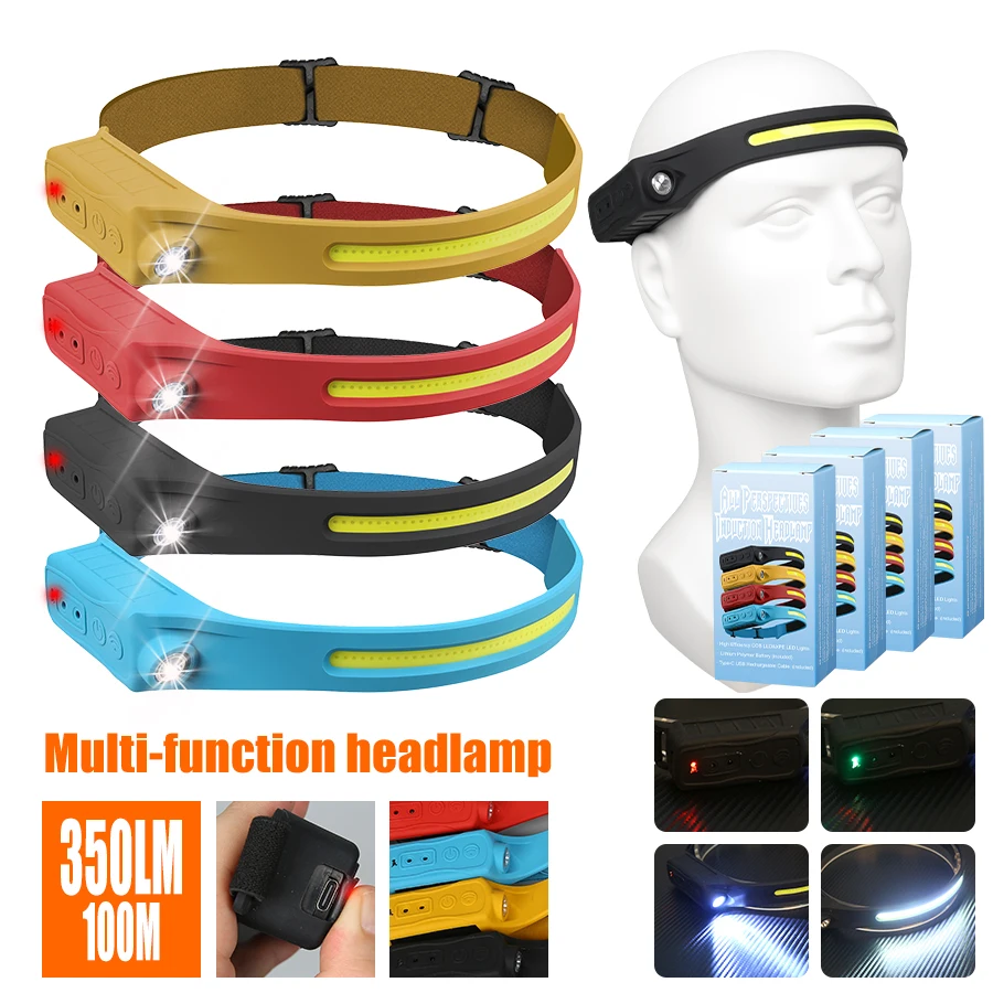 Rechargeable Headlamp 350 Lume - đánh giá và giá Motion Sensor Outdoor