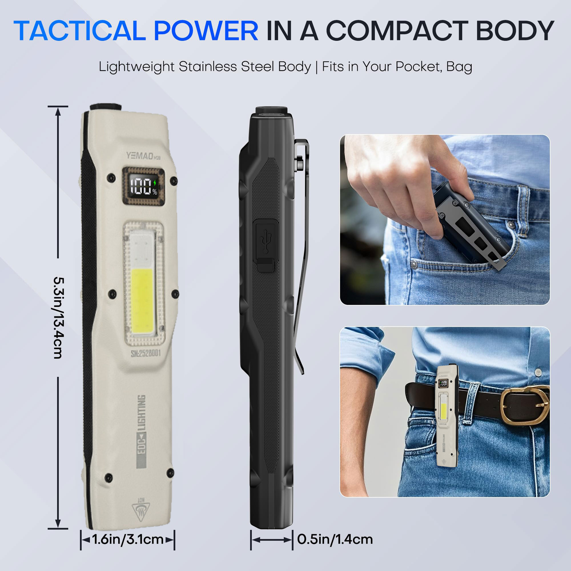 Portable 880LM YEMAO M28 Ultra - đánh giá và giá Outdoor Lighting Guide