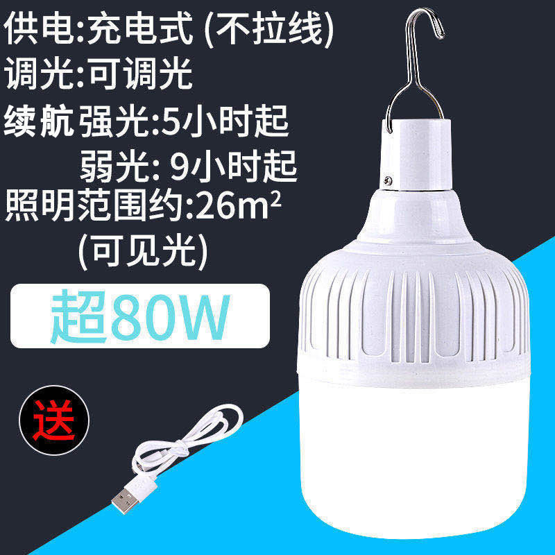 Rechargeable LED Bulb Super Br - đánh giá và giá Outdoor Lighting Vendor