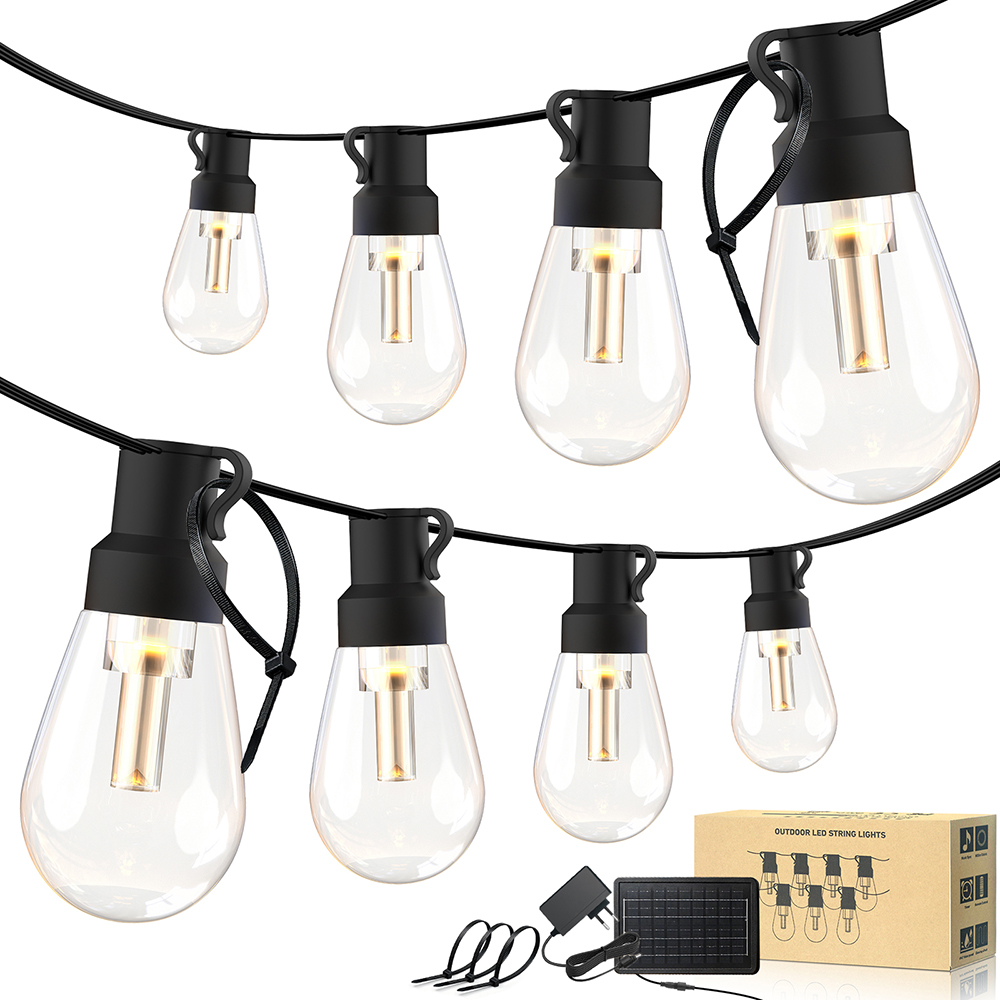 Solar Warm LED Globe String Li - đánh giá và giá String Light Bistro