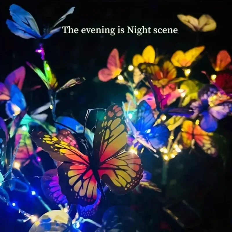 Solar LED Butterfly Garden Lig - đánh giá và giá Outdoor Lighting Xmas