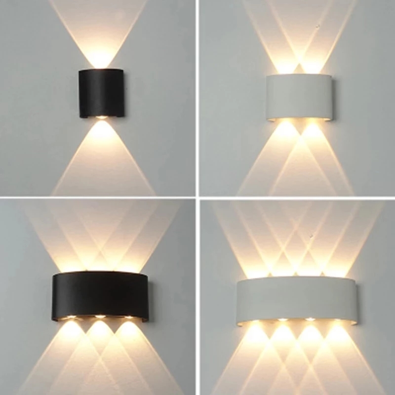 2W 4W 6W 8W 10W 12W Đèn LED Dá - đánh giá và giá Outdoor Lighting Up And Down