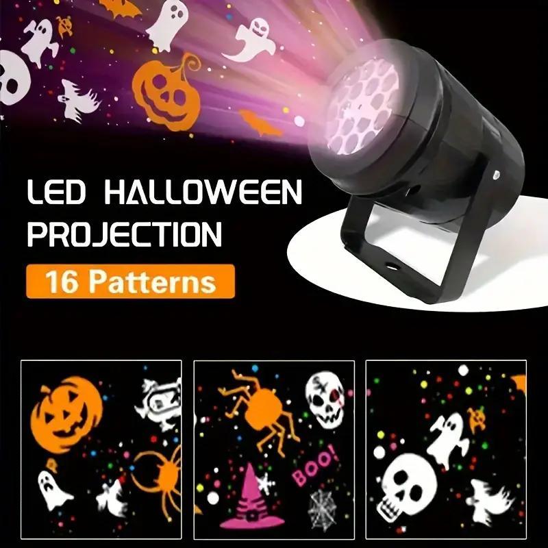 Halloween LED Projector Light  - đánh giá và giá Outdoor Lighting Halloween