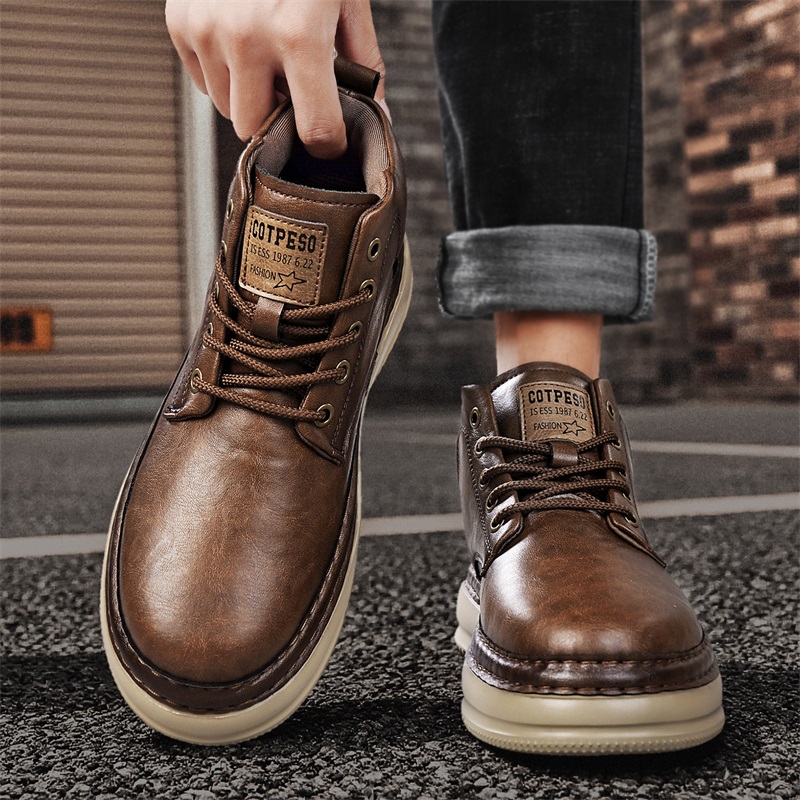 Men's Handmade Retro High-Top  - đánh giá và giá Outdoor Lighting Vintage