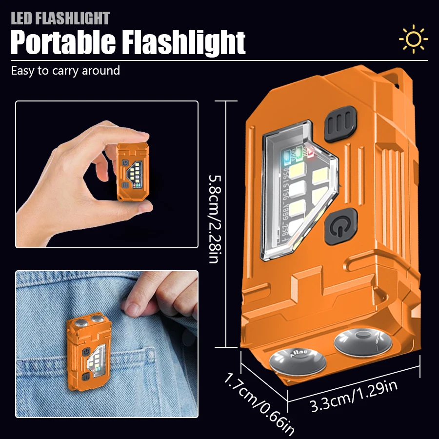 Mini Keychain EDC Flashlight R - đánh giá và giá Zinc Outdoor Lighting