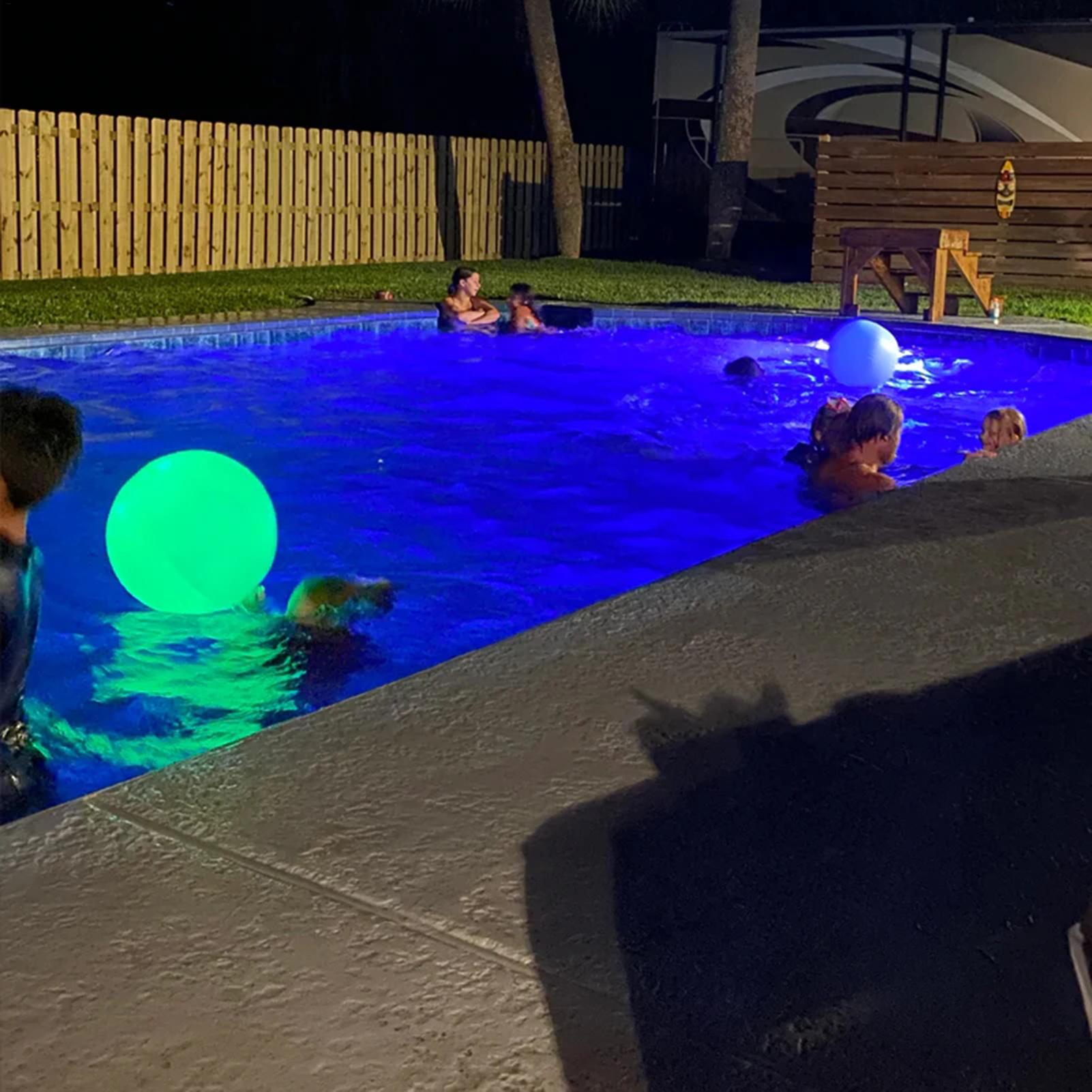 16 Color LED Beach Ball, 4 Adj - đánh giá và giá Pond Light Submersible
