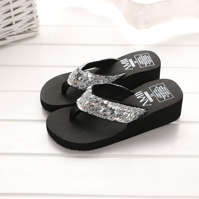 Summer Sequins Slippers Women  - đánh giá và giá Outdoor Lighting For Your House