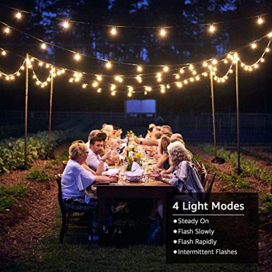 Solar Outdoor String Lights Pa - đánh giá và giá String Light Bistro