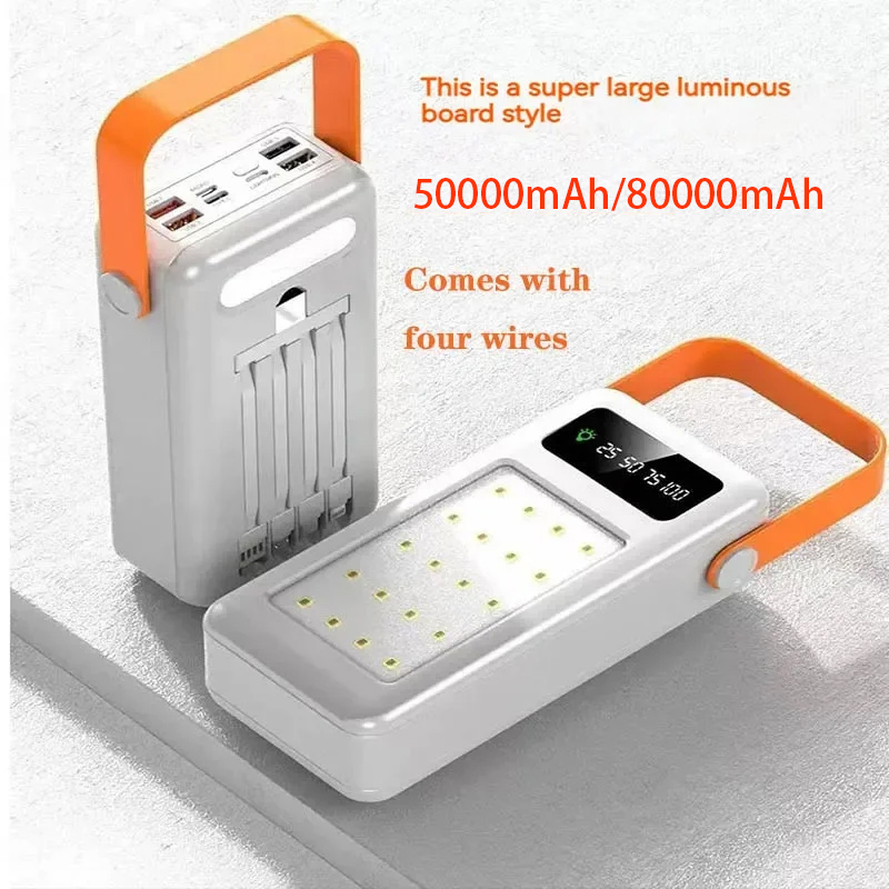 50000mAh 80000mAh Portable Pow - đánh giá và giá Outdoor Lighting Battery Powered