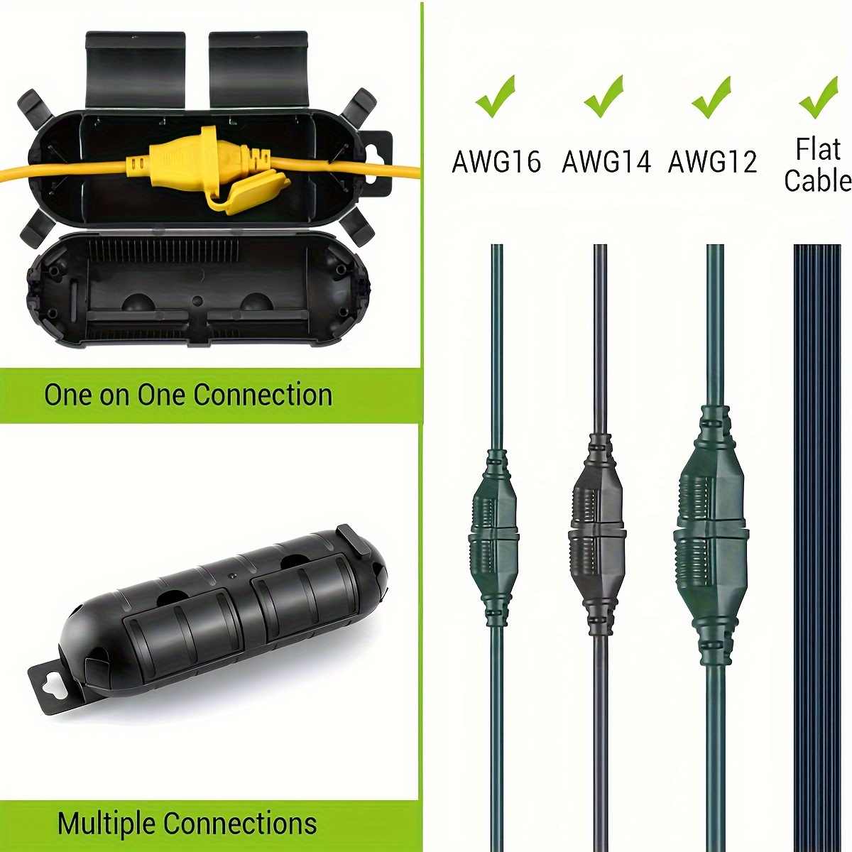 Extension Cord Plug Connection - đánh giá và giá Outdoor Lighting Xmas
