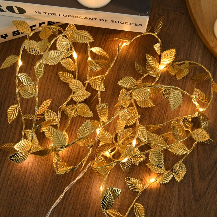 Golden Leaf Rattan Copper Wire - đánh giá và giá Lighting Wedding Outdoor