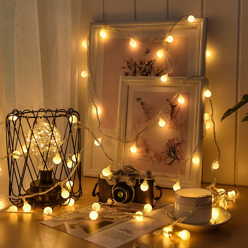 10M USB/Battery Power Ball LED - đánh giá và giá Outdoor Lighting Xmas