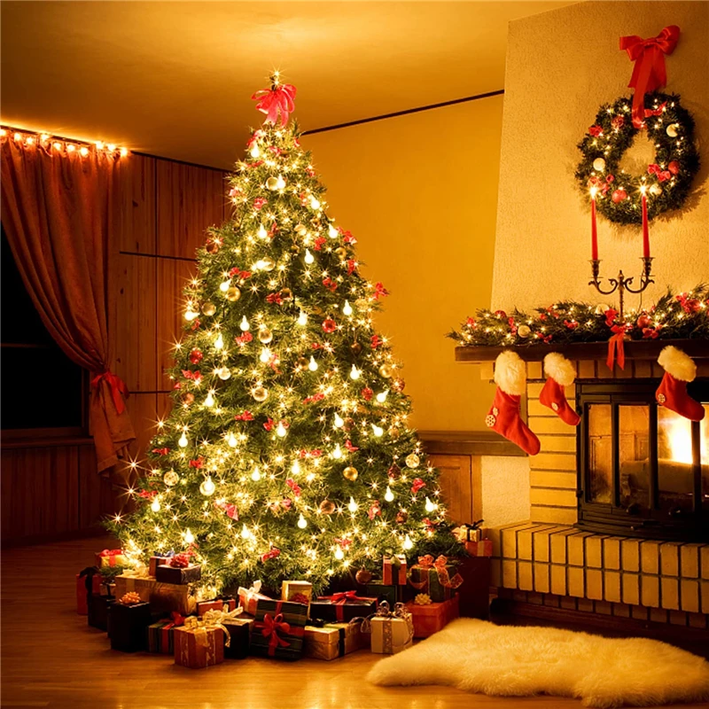 10M USB/Battery Power Ball LED - đánh giá và giá Outdoor Lighting Xmas