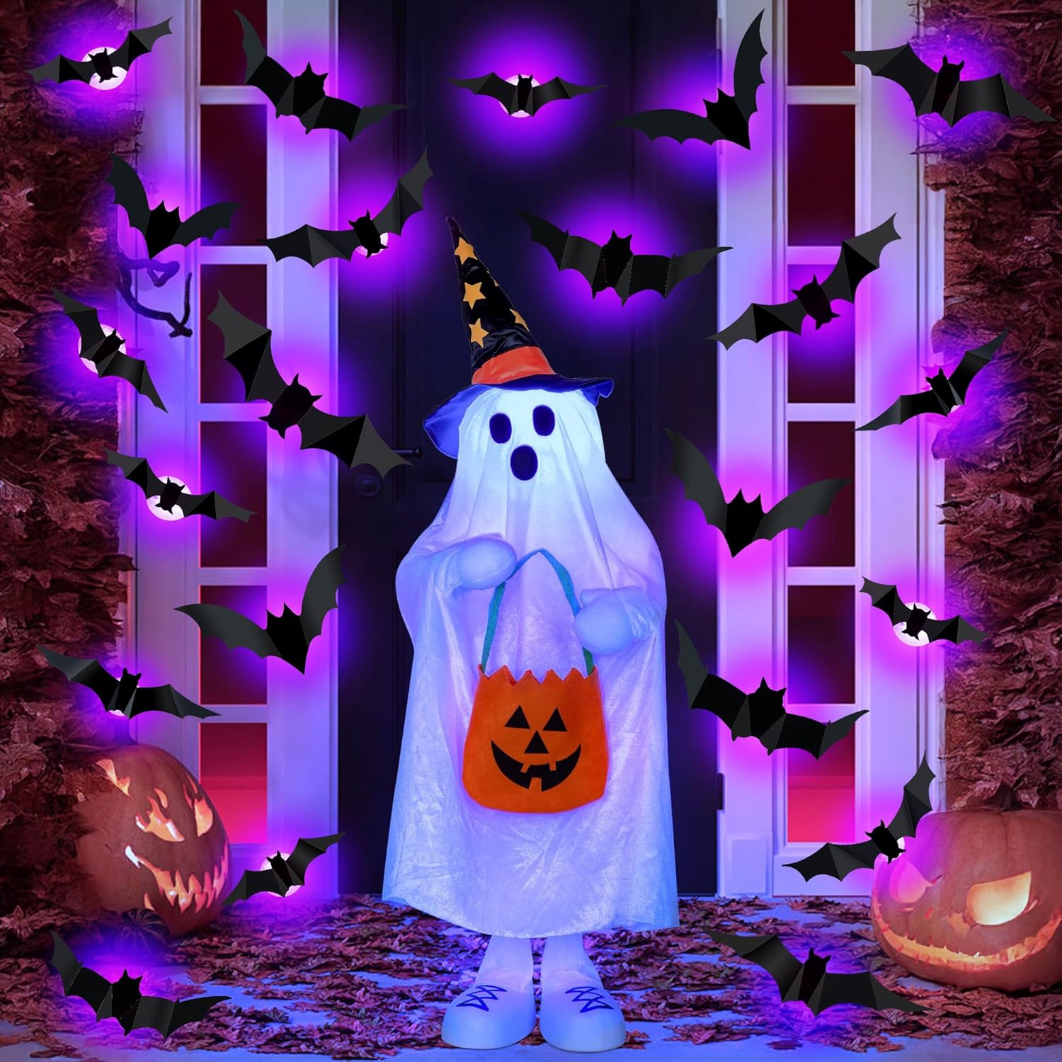 Halloween LED Bats Spider Deco - đánh giá và giá Lighting Wedding Outdoor