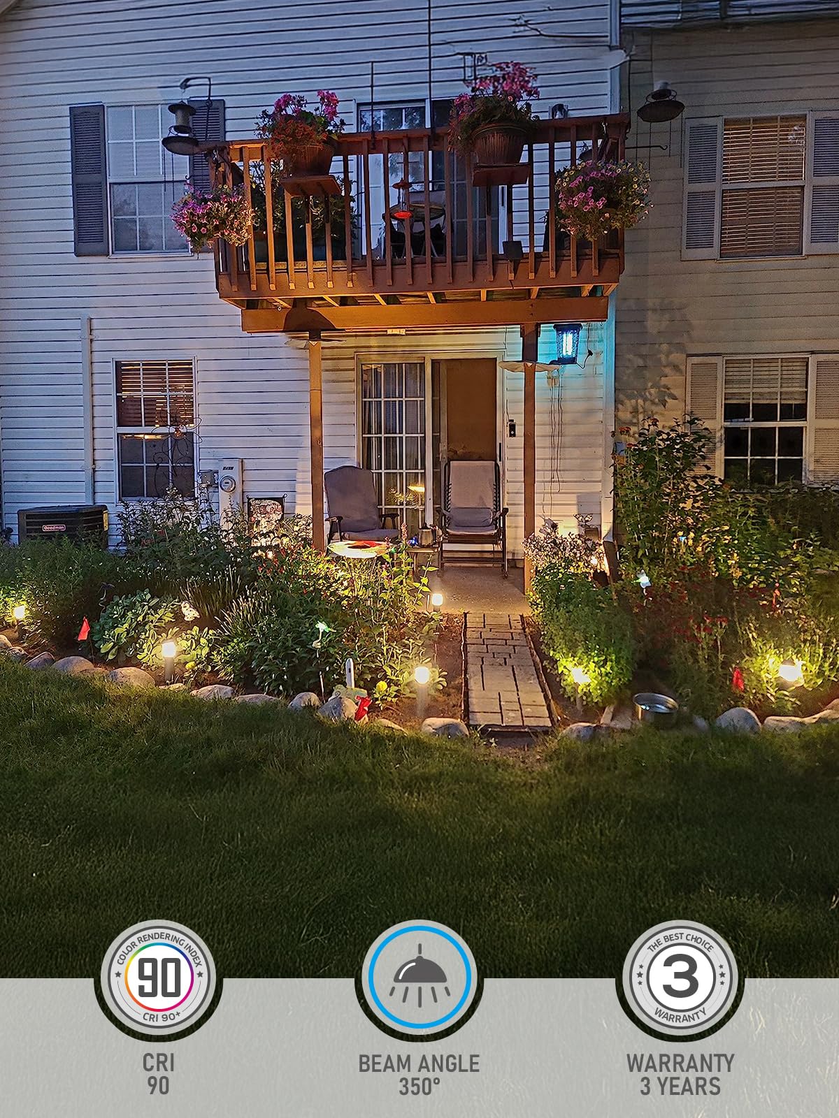 8 Chiếc Bóng Đèn LED Ngoài Trờ - đánh giá và giá Outdoor Lighting Install