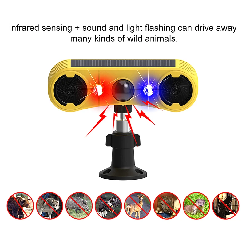 Solar Motion Sensor Alarm LED  - đánh giá và giá Outdoor Lighting With Motion Sensor