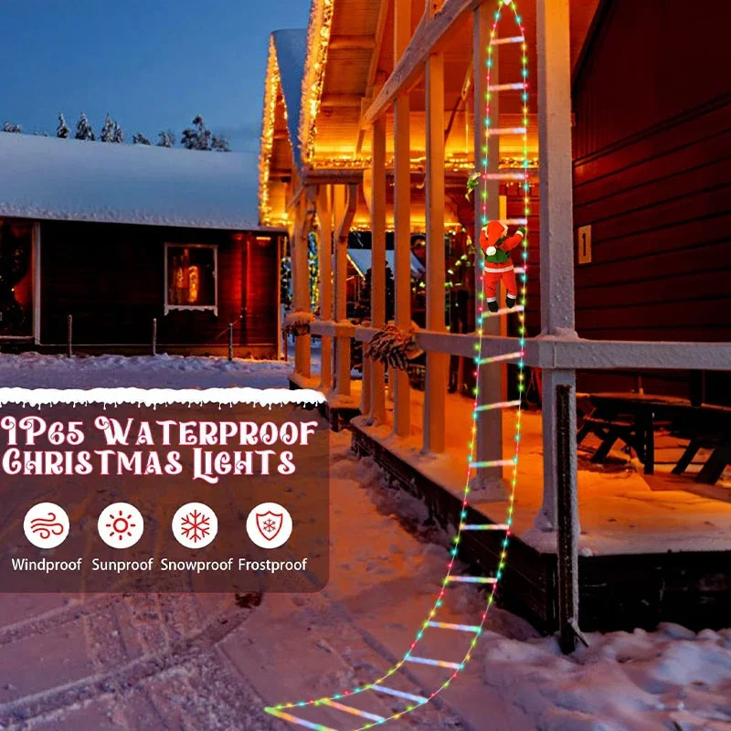 LED Christmas Lights Christmas - đánh giá và giá Outdoor Lighting Xmas