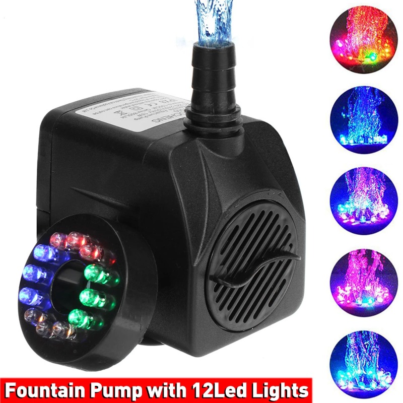 16W LED Light Fountain Pump Fi - đánh giá và giá Pond Light Submersible