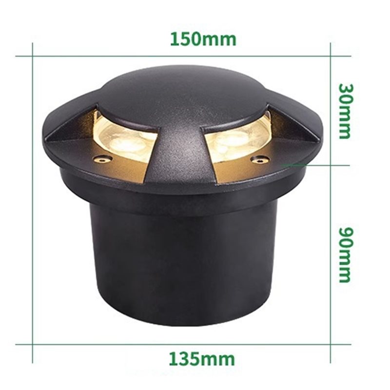 N96R Waterproof LED Underfloor - đánh giá và giá Outdoor Lighting Install