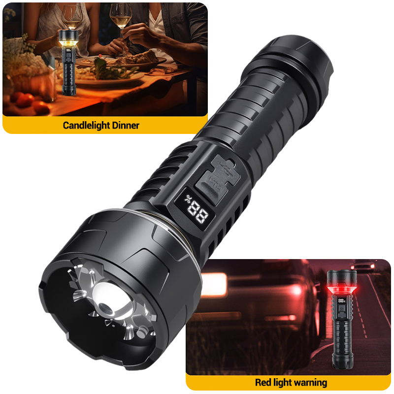 COB LED Flashlight Rechargeabl - đánh giá và giá Outdoor Lighting Install