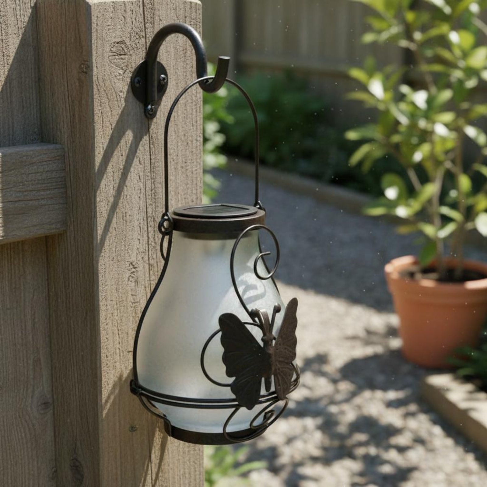 Solar Butterfly Lantern Waterp - đánh giá và giá Outdoor Lighting Battery Powered