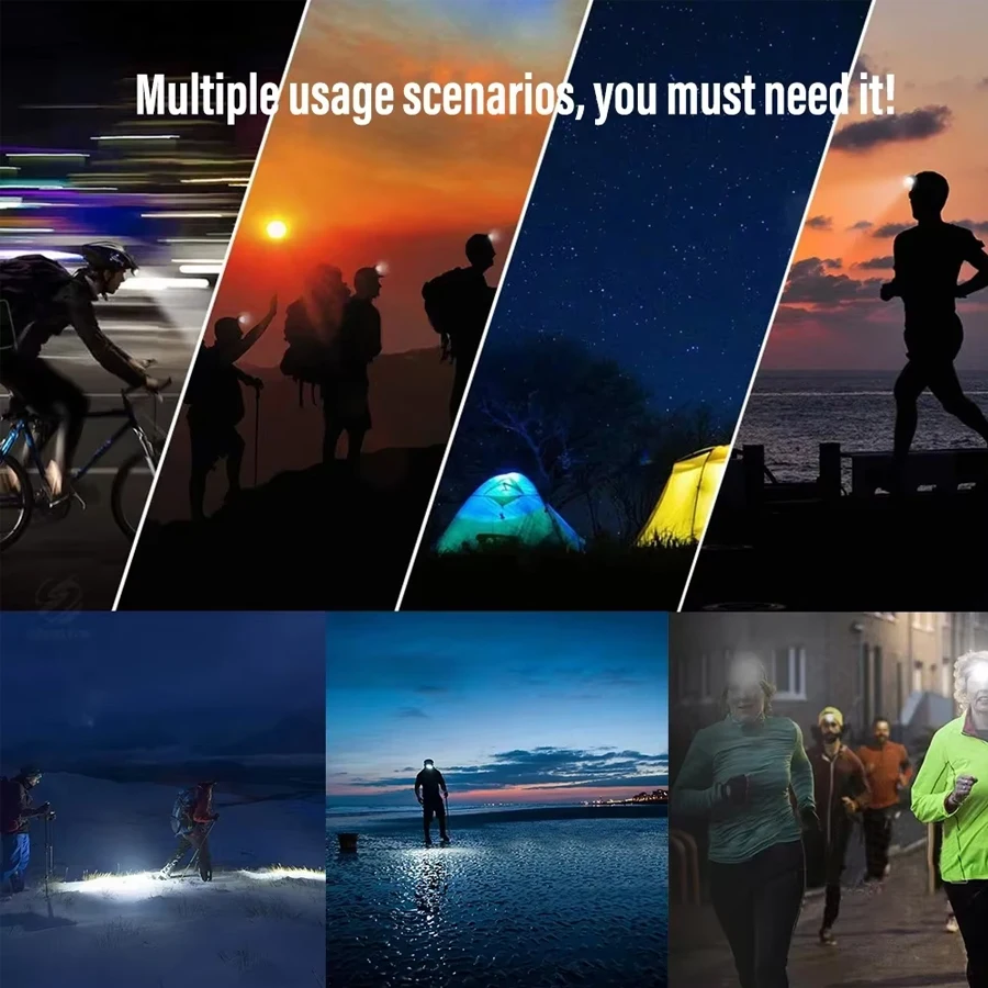 Strong Light Headlamp Portable - đánh giá và giá Motion Sensor Outdoor