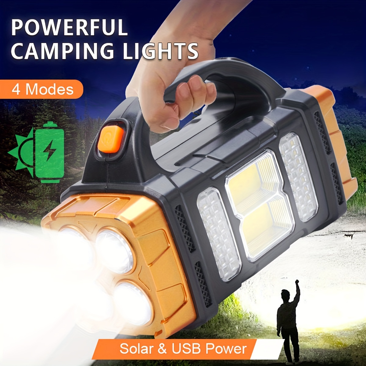 New Upgrade Rechargeable High  - đánh giá và giá Outdoor Lighting Guide