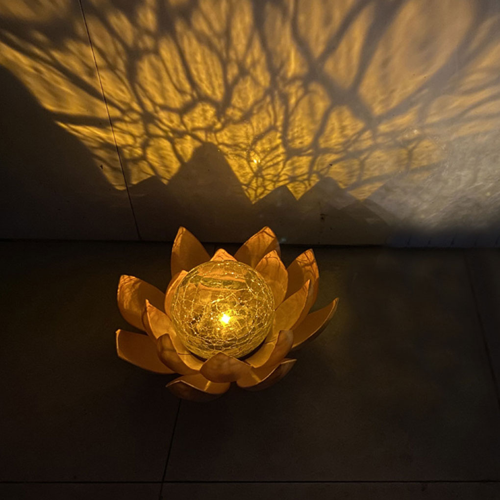 Lotus Shaped Garden Solar Ligh - đánh giá và giá Outdoor Lighting Halloween