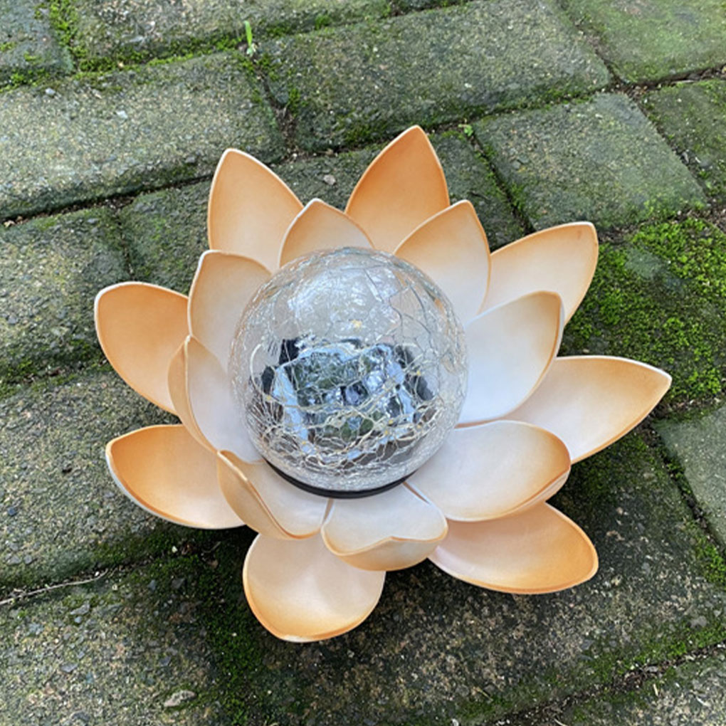Lotus Shaped Garden Solar Ligh - đánh giá và giá Outdoor Lighting Halloween