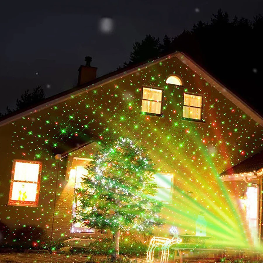 Moving Full Sky Star Laser Pro - đánh giá và giá Outdoor Lighting Xmas