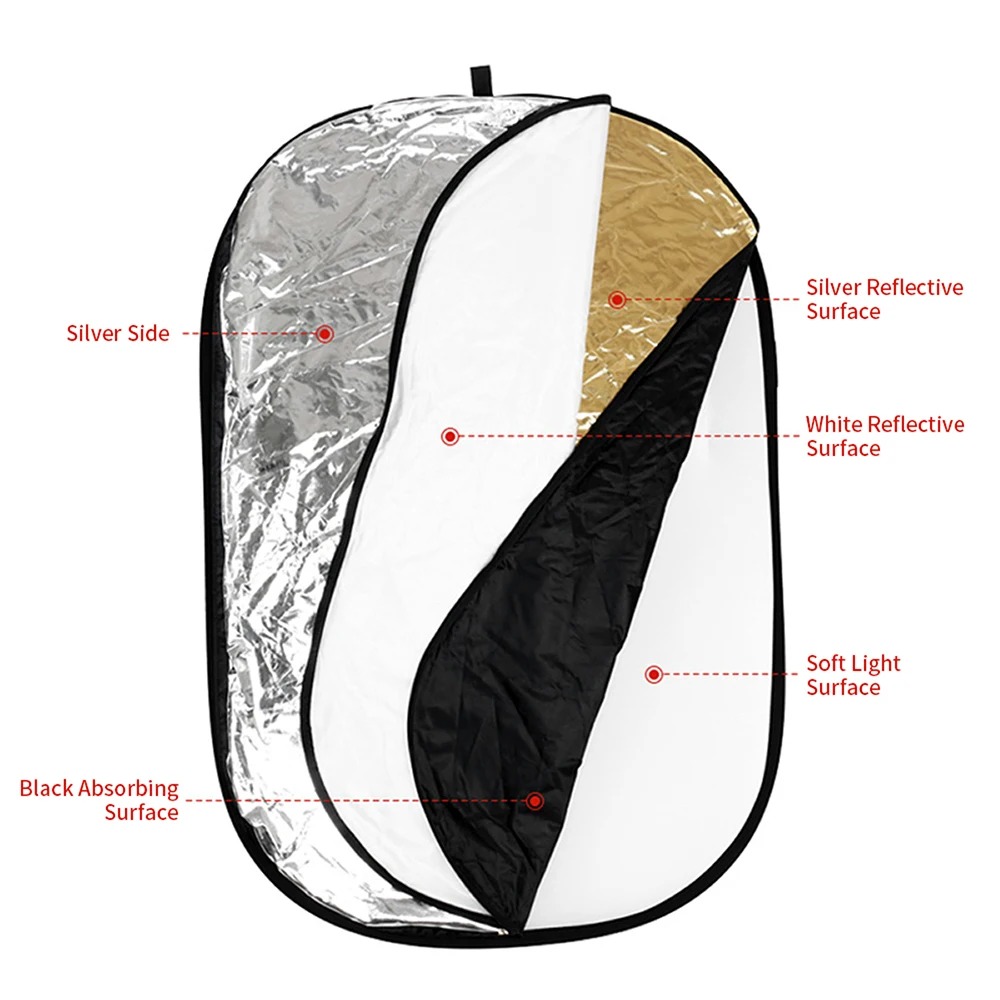 60/80/110CM 5-in-1 Collapsible - đánh giá và giá Outdoor Lighting In Photography