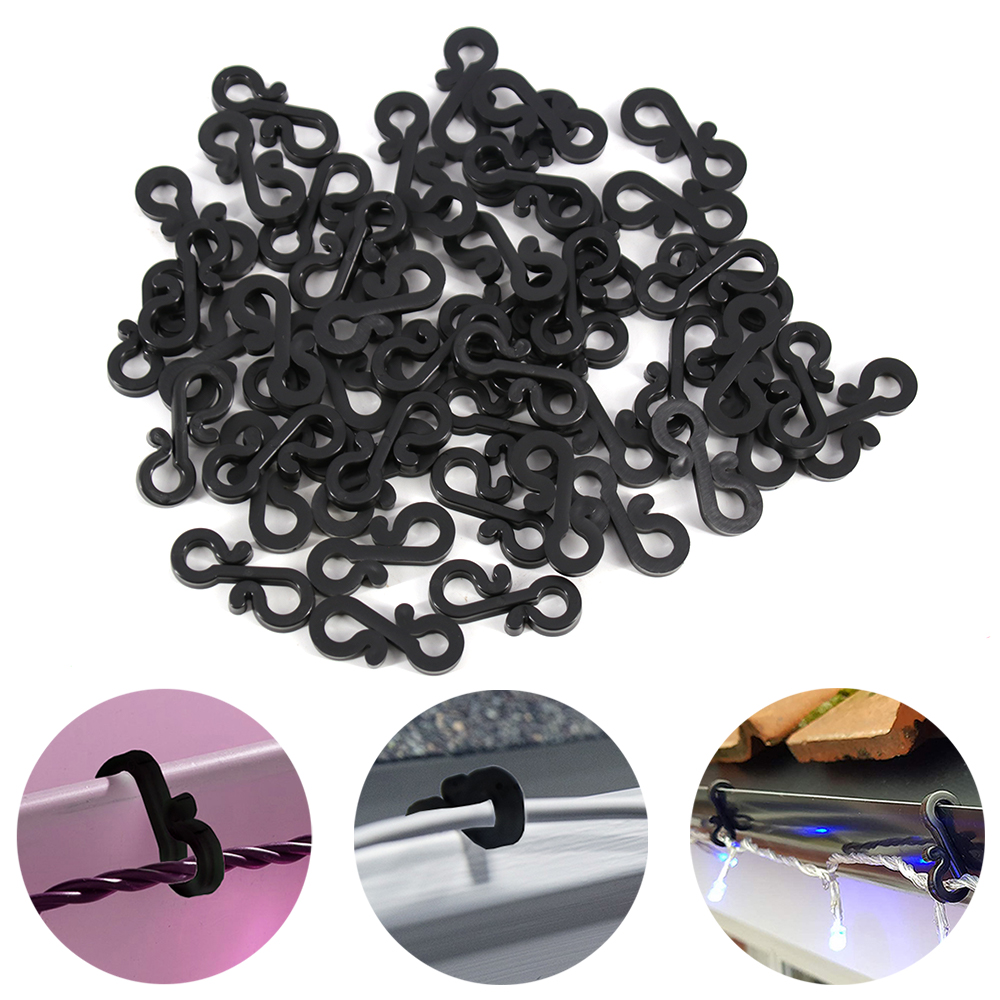 120Pcs Plastic Hooks Gutter Ho - đánh giá và giá Outdoor Lighting Xmas
