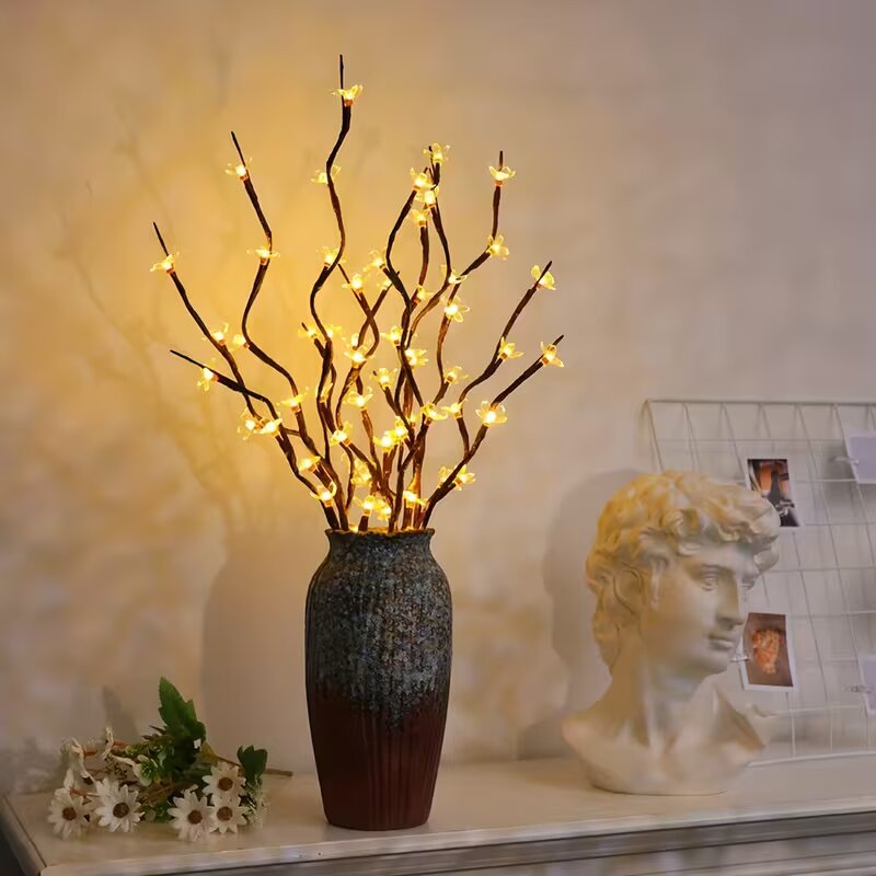 1/2PC 20LED Cherry Blossom Tre - đánh giá và giá Outdoor Lighting Battery Powered