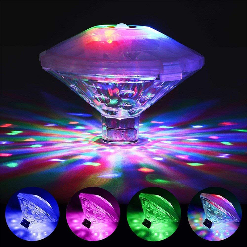 Floating Underwater Light RGB  - đánh giá và giá Pond Light Submersible