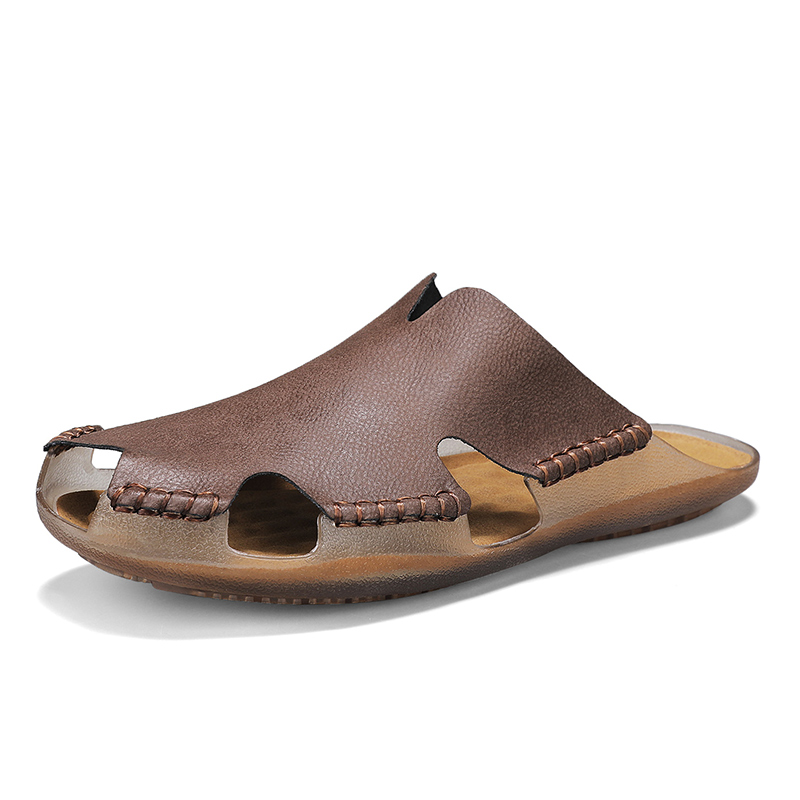 Men Leather Flat Slides Slippe - đánh giá và giá Outdoor Lighting For Your House