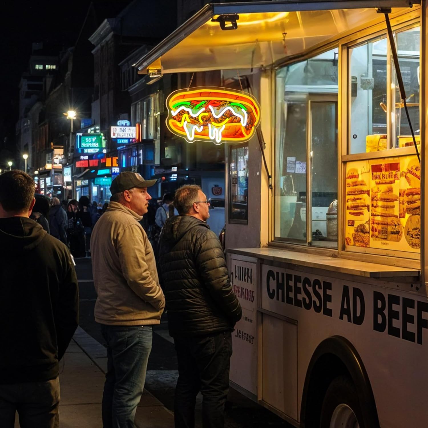 Philly Cheesesteak Neon Sign U - đánh giá và giá Outdoor Lighting Vendor