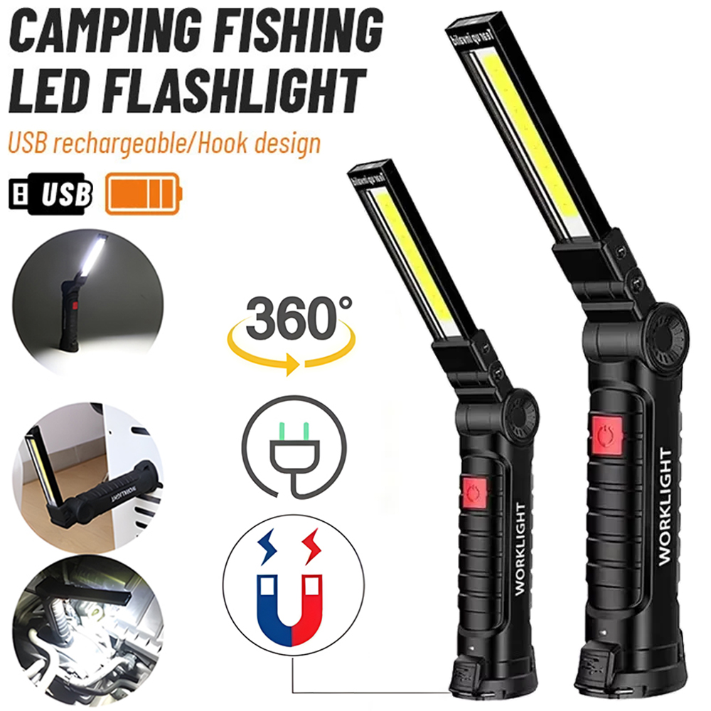 LED COB Flashlight USB Recharg - đánh giá và giá Outdoor Lighting Guide
